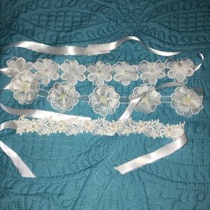 New Beautiful 3set of 3 ribbon headbands